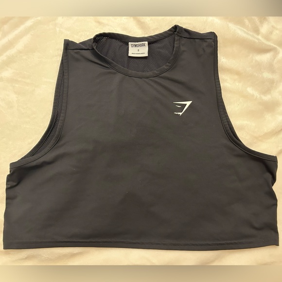 Gymshark Black Training Crop Tank - Picture 2 of 5